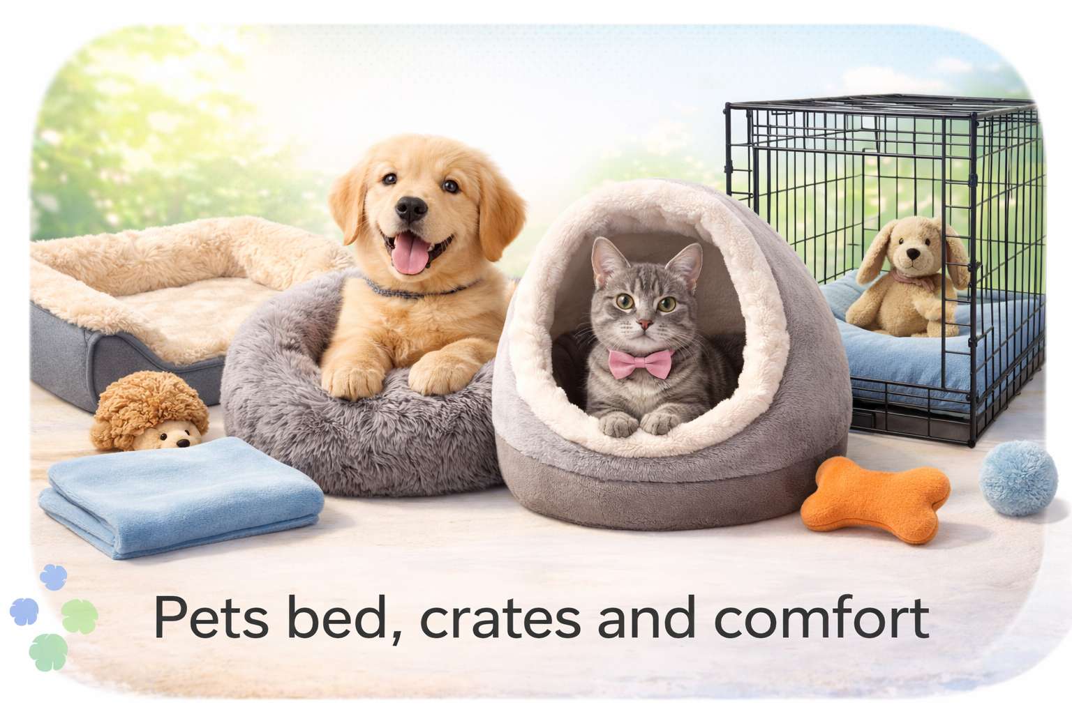 Pet Beds, Crates & Comfort