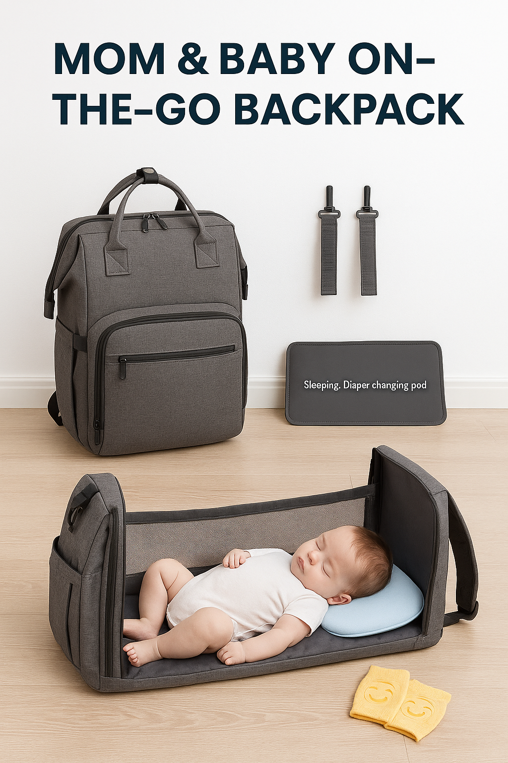 Mom & Baby On-the-Go Backpack