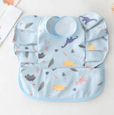 Baby Meal Pocket Waterproof Bib with Angel Wing Design