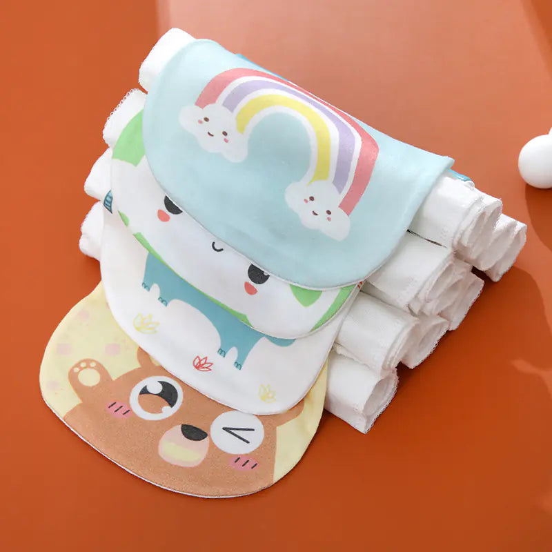 Summer Baby Sweat Absorbent Cotton Towel for Infants
