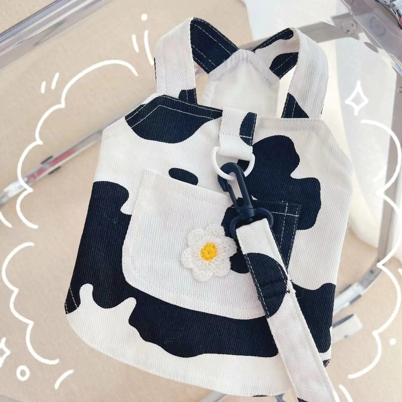 Cotton Denim Tank Top for Fashionable Pets