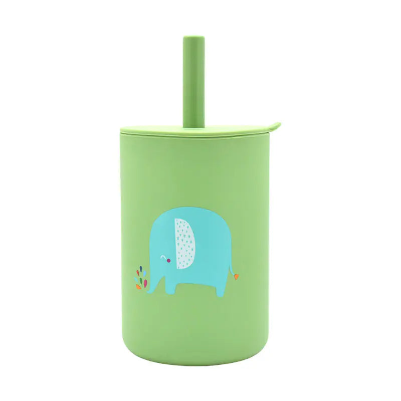 Leak-proof Silicone Children's Drinking Cup for Baby