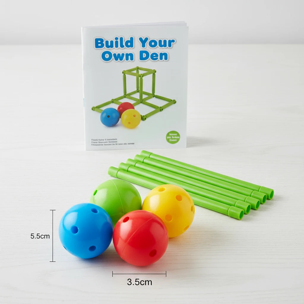 DIY Bead Tent Fort Building Kit