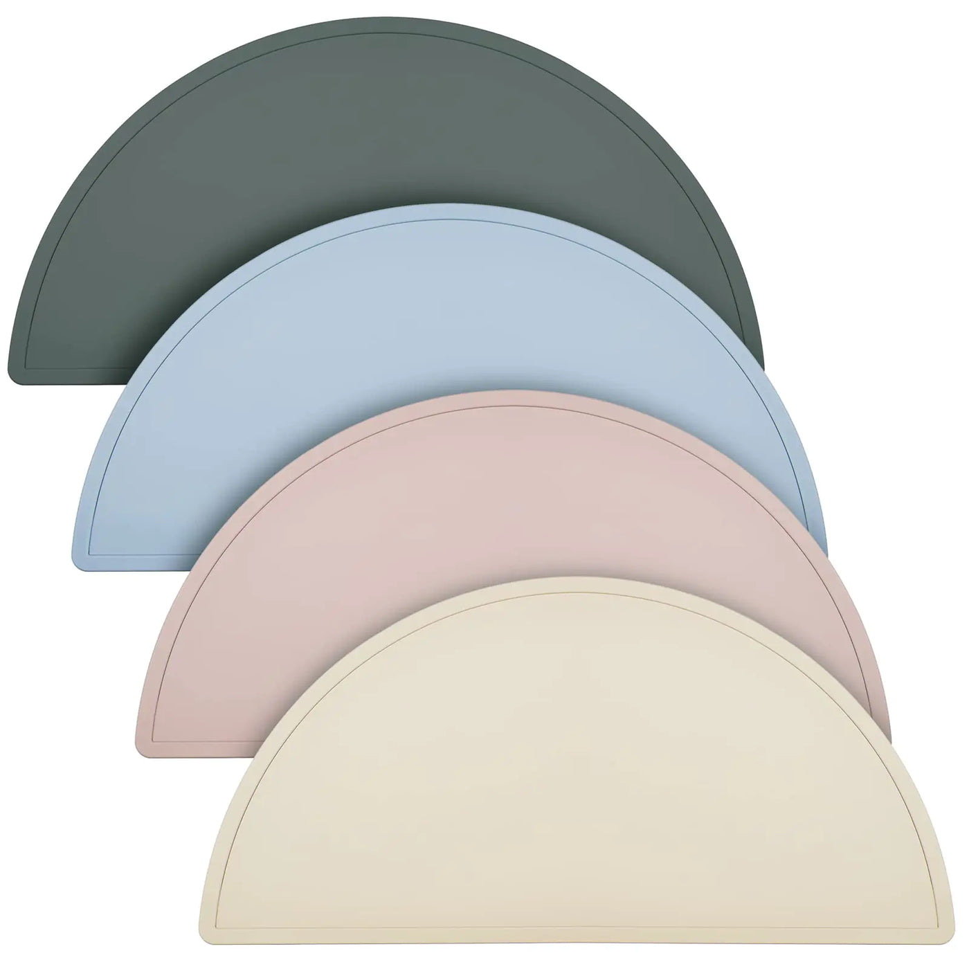 Elegant Silicone Toddler Mats - 4 Pack
