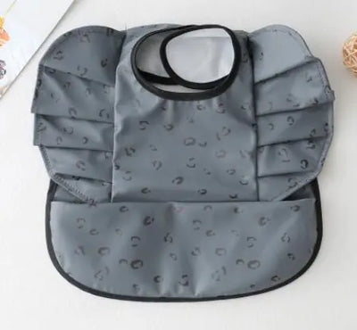 Baby Meal Pocket Waterproof Bib with Angel Wing Design