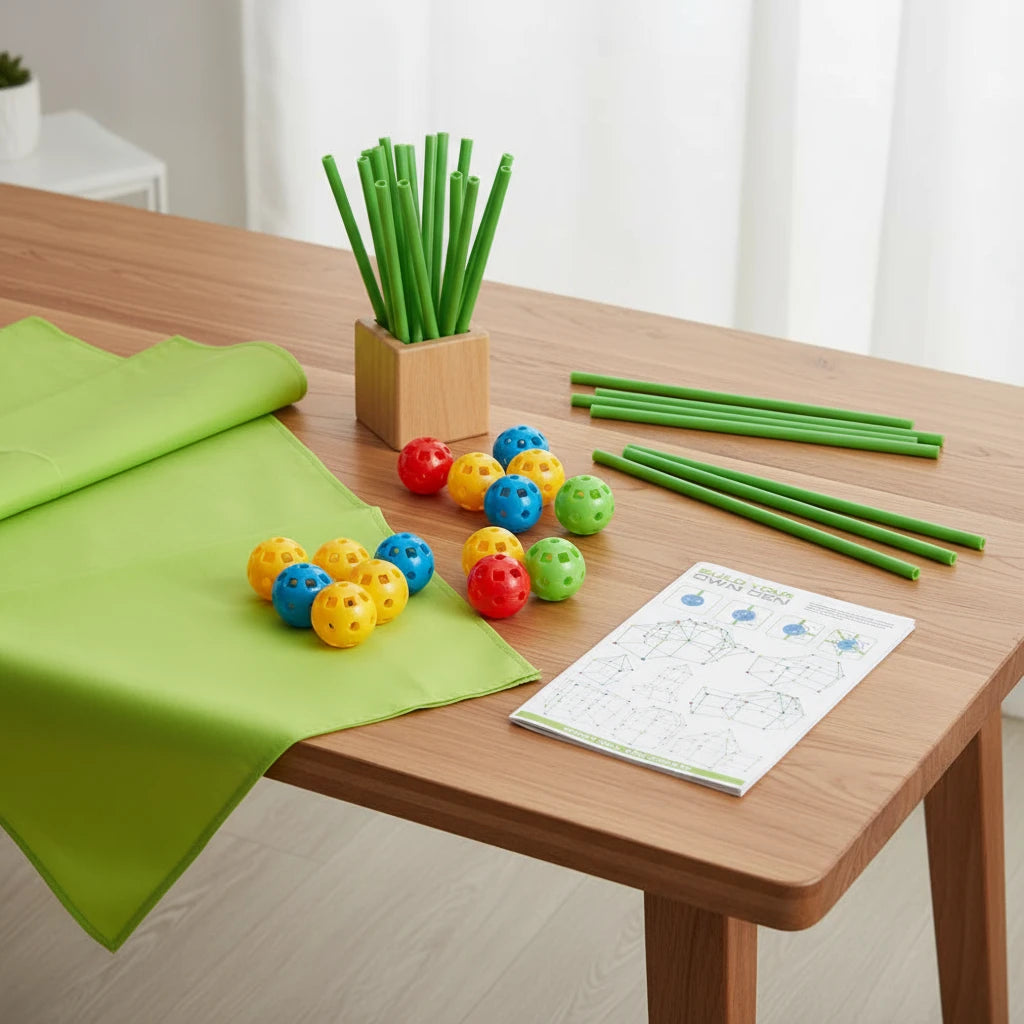 DIY Bead Tent Fort Building Kit